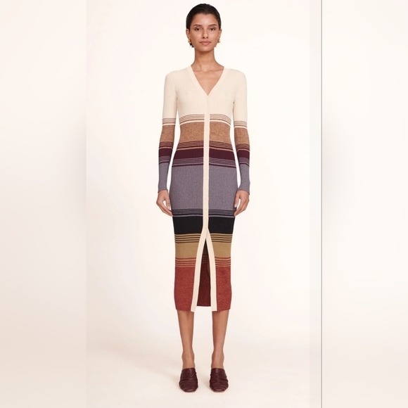 STAUD Shoko Sweater Sahara Stripe - Picture 2 of 10